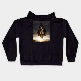 The Last of us Pedro Pascal and Bella Ramsey HBO Print Kids Hoodie